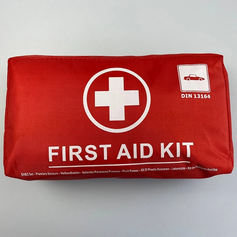 DIN13164 2022 Car First Aid Kit Vehicle Automoble Emergency First Aid Kit with CE ISO13485 Approved