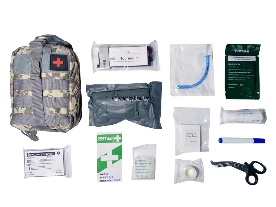 Military Style First Aid Kit Outdoor Camping and Travelling First Aid Kit Emergency