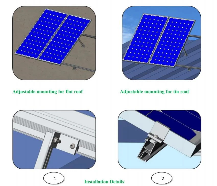 Solar PV Roof Installation System Installation Accessories for Solar Panels