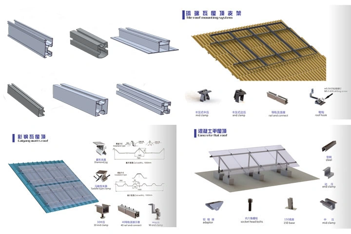 Solar Power System Solar Accessories - Aluminum Rail