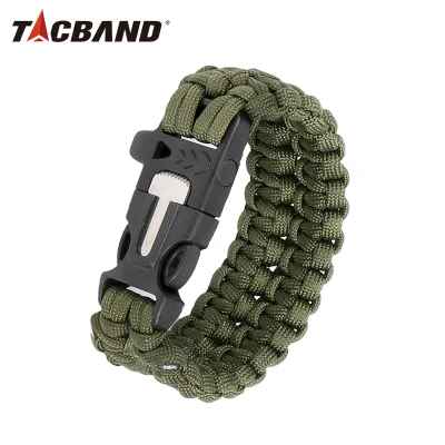 Tacband 난조 부속품 전술상 장비 나일론 Paracord 땋는 팔찌